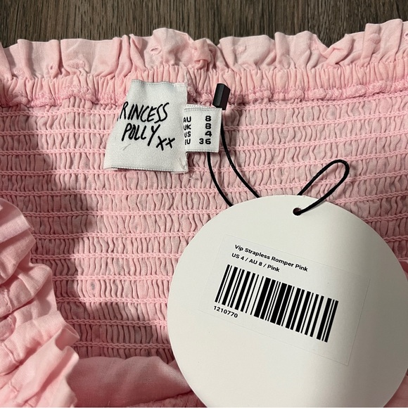 Princess Polly Pink Romper - Picture 7 of 7